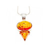 925 Sterling Silver Amber Chain with Pendant