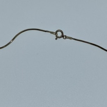 925 Sterling Silver Amber Chain With Pendant