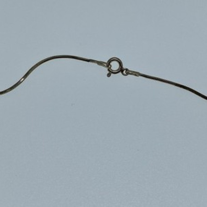 925 Sterling Silver Amber Chain With Pendant