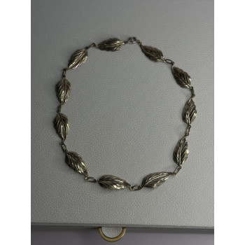 Danecraft 925 Sterling Silver Leaves Necklace Length 15 Inch