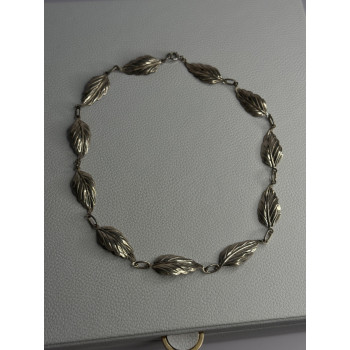 Danecraft 925 Sterling Silver Leaves Necklace Length 15 Inch