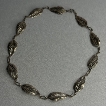 Danecraft 925 Sterling Silver Leaves Necklace Length 15 Inch