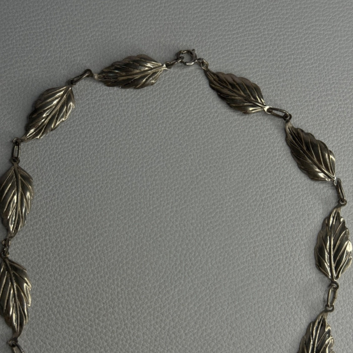 Danecraft 925 Sterling Silver Leaves Necklace Length 15 Inch