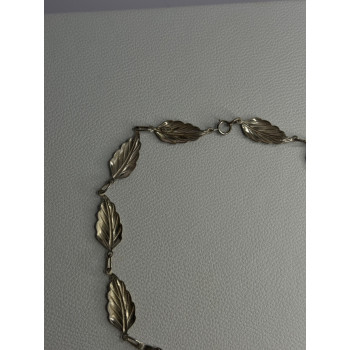 Danecraft 925 Sterling Silver Leaves Necklace Length 15 Inch