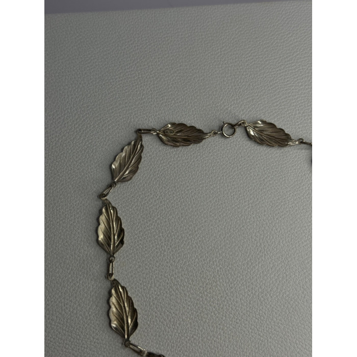 Danecraft 925 Sterling Silver Leaves Necklace Length 15 Inch