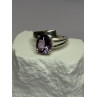 925 Sterling Silver Amethyst Ring Size 7.5