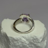 925 Sterling Silver Amethyst Ring Size 7.5