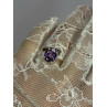 925 Sterling Silver Amethyst Ring Size 7.5