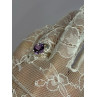 925 Sterling Silver Amethyst Ring Size 7.5
