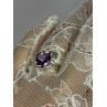 925 Sterling Silver Amethyst Ring Size 7.5