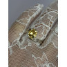 925 Sterling Silver Citrine Ring Size 8
