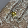 925 Sterling Silver Citrine Ring Size 8
