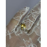 925 Sterling Silver Citrine Ring Size 8
