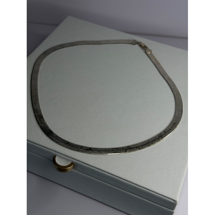 Italy Milor Elegant 925 Sterling Silver Flower Necklace Length 20 Inch