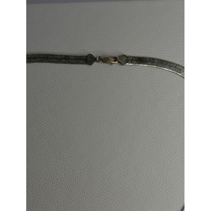 Italy Milor Elegant 925 Sterling Silver Flower Necklace Length 20 Inch