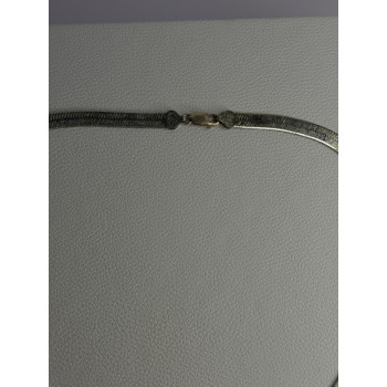 Italy Milor Elegant 925 Sterling Silver Flower Necklace Length 20 Inch