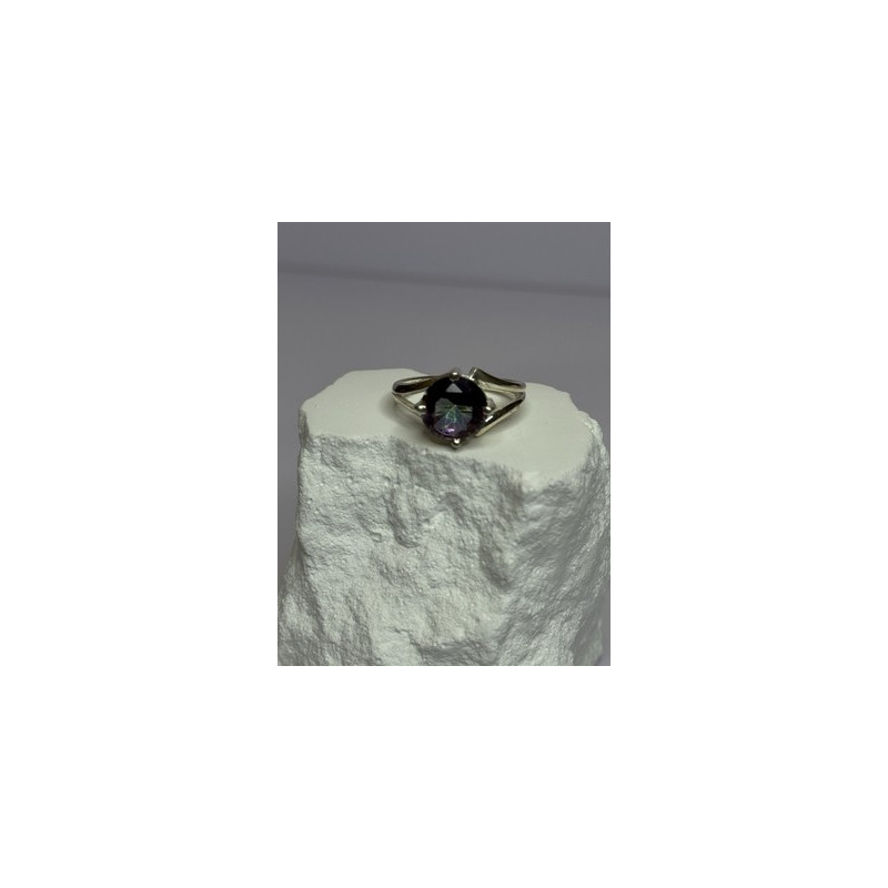 925 Sterling Silver Alexandrite Ring Size 7.5