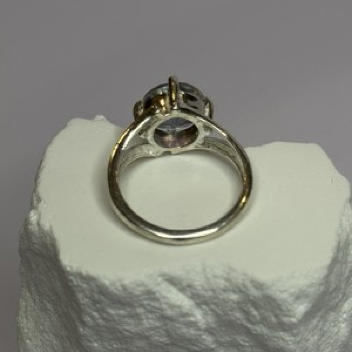 925 Sterling Silver Alexandrite Ring Size 7.5