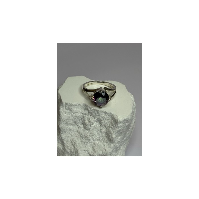 925 Sterling Silver Alexandrite Ring Size 7.5