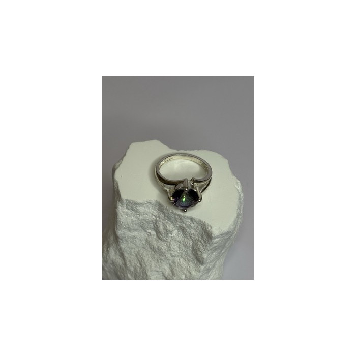 925 Sterling Silver Alexandrite Ring Size 7.5