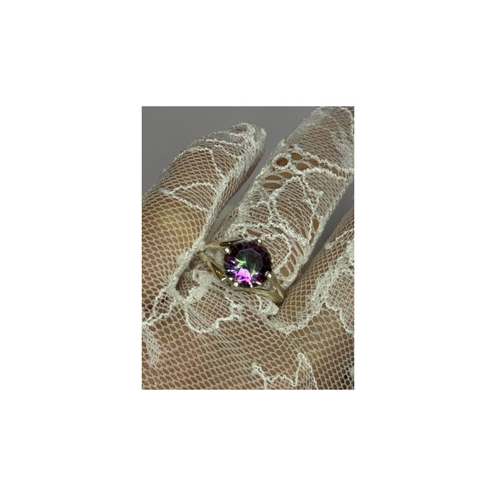 925 Sterling Silver Alexandrite Ring Size 7.5