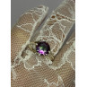 925 Sterling Silver Alexandrite Ring Size 7.5