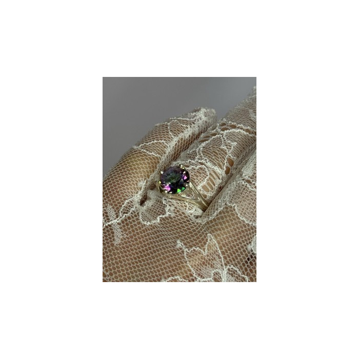 925 Sterling Silver Alexandrite Ring Size 7.5