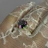 925 Sterling Silver Alexandrite Ring Size 7.5