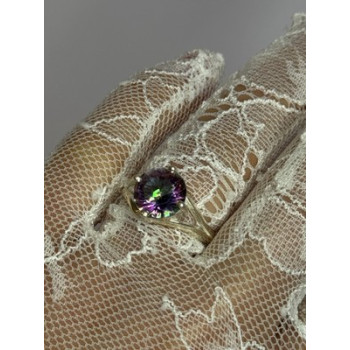 925 Sterling Silver Alexandrite Ring Size 7.5