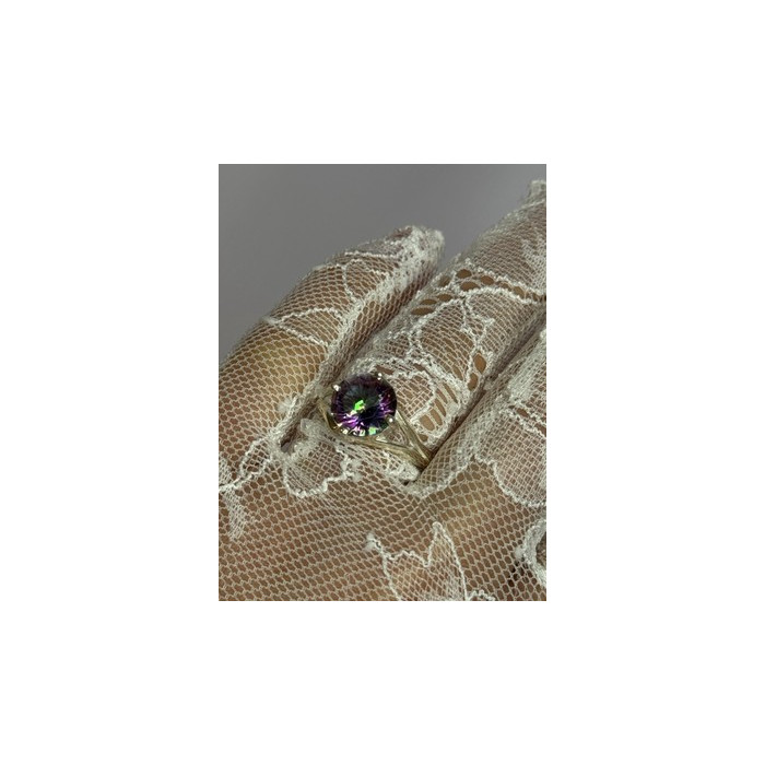 925 Sterling Silver Alexandrite Ring Size 7.5