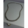 Beautiful Elegant 925 Sterling Silver Diamond Necklace Length 18 Inch