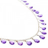 925 Sterling Silver Jewelry Glass Necklace