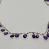 925 Sterling Silver Jewelry Glass Necklace