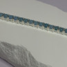 925 Sterling Silver Blue Moonstone Bracelet Length Min 7.5 Inch Max 8.5 Inch