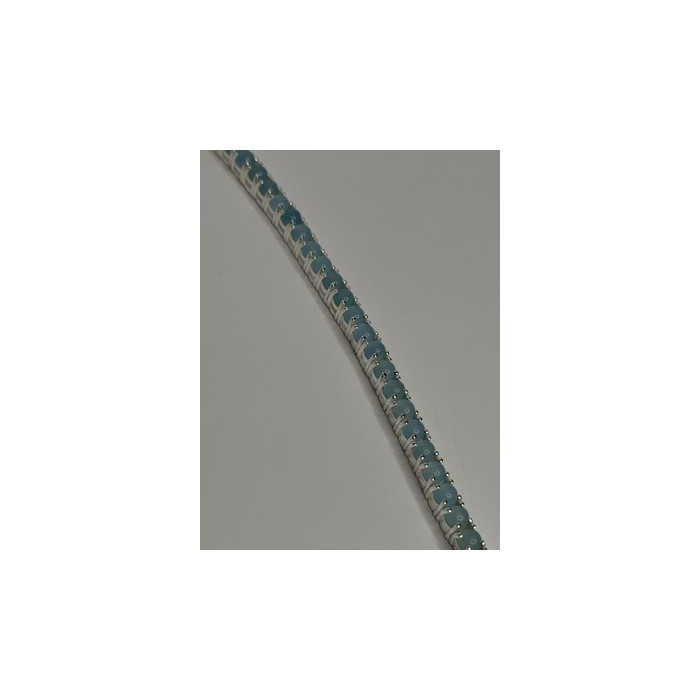 925 Sterling Silver Blue Moonstone Bracelet Length Min 7.5 Inch Max 8.5 Inch