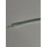 925 Sterling Silver Blue Moonstone Bracelet Length Min 7.5 Inch Max 8.5 Inch