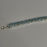 925 Sterling Silver Blue Moonstone Bracelet Length Min 7.5 Inch Max 8.5 Inch