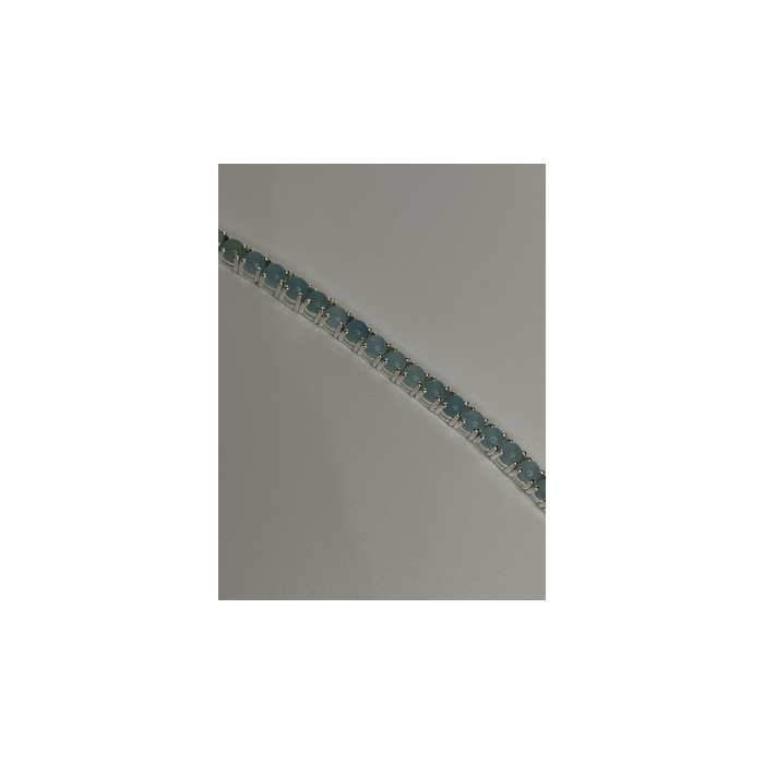 925 Sterling Silver Blue Moonstone Bracelet Length Min 7.5 Inch Max 8.5 Inch