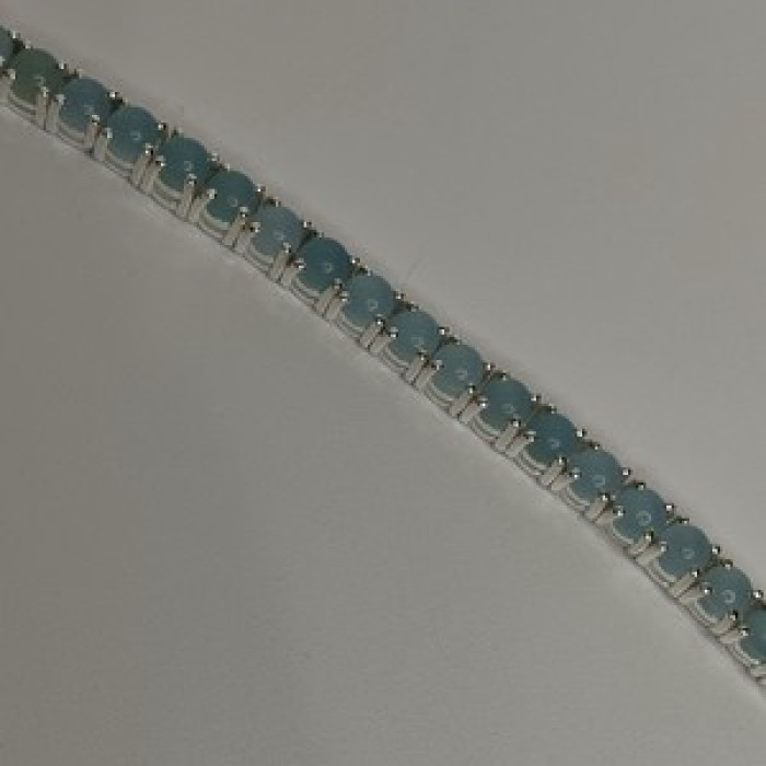 925 Sterling Silver Blue Moonstone Bracelet Length Min 7.5 Inch Max 8.5 Inch