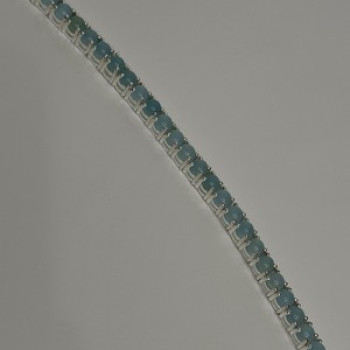 925 Sterling Silver Blue Moonstone Bracelet Length Min 7.5 Inch Max 8.5 Inch
