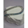 925 Sterling Silver Blue Moonstone Bracelet Length Min 7.5 Inch Max 8.5 Inch