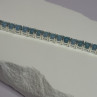 925 Sterling Silver Blue Moonstone Bracelet Length Min 7.5 Inch Max 8.5 Inch