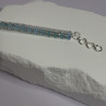 925 Sterling Silver Blue Moonstone Bracelet Length Min 7.5 Inch Max 8.5 Inch