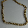 Italy 925 Sterling Silver Gold Plated Chain Necklace Length 18 Inch