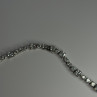 Beautiful 925 Sterling Silver Citrine & Beryl Necklace Length 18 Inch
