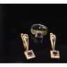 925 Sterling Silver Tanzanite & CZ Jewelry Set Turkey