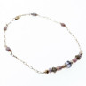 925 Sterling Silver Jewelry Glass Double Bracelet