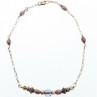 925 Sterling Silver Jewelry Glass Double Bracelet