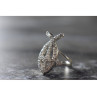 925 Sterling Silver Goshenite Ring Size 6.5