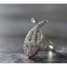 925 Sterling Silver Goshenite Ring Size 6.5